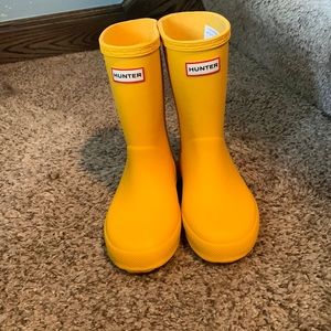 Never worn children’s hunter boots